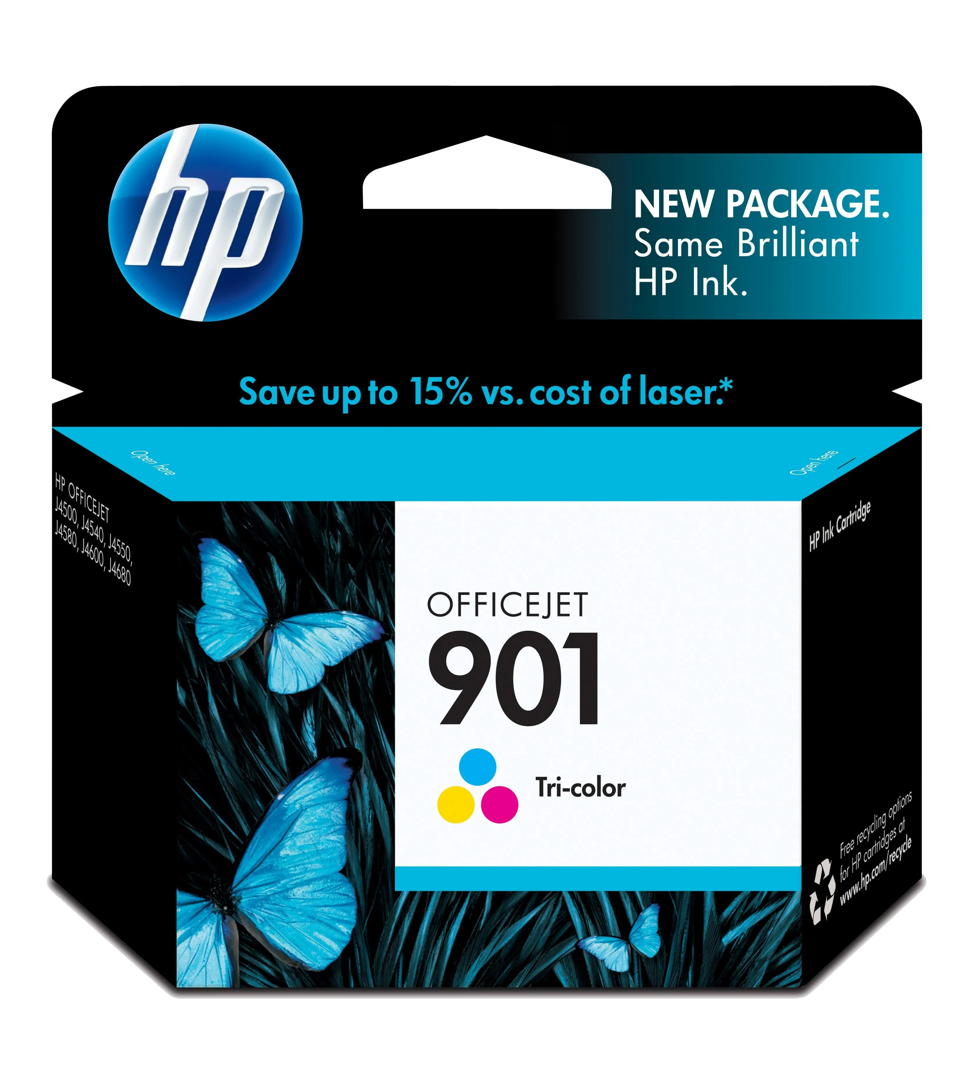 HP 901 (CC656AN) Tri-Color Ink Cartridge