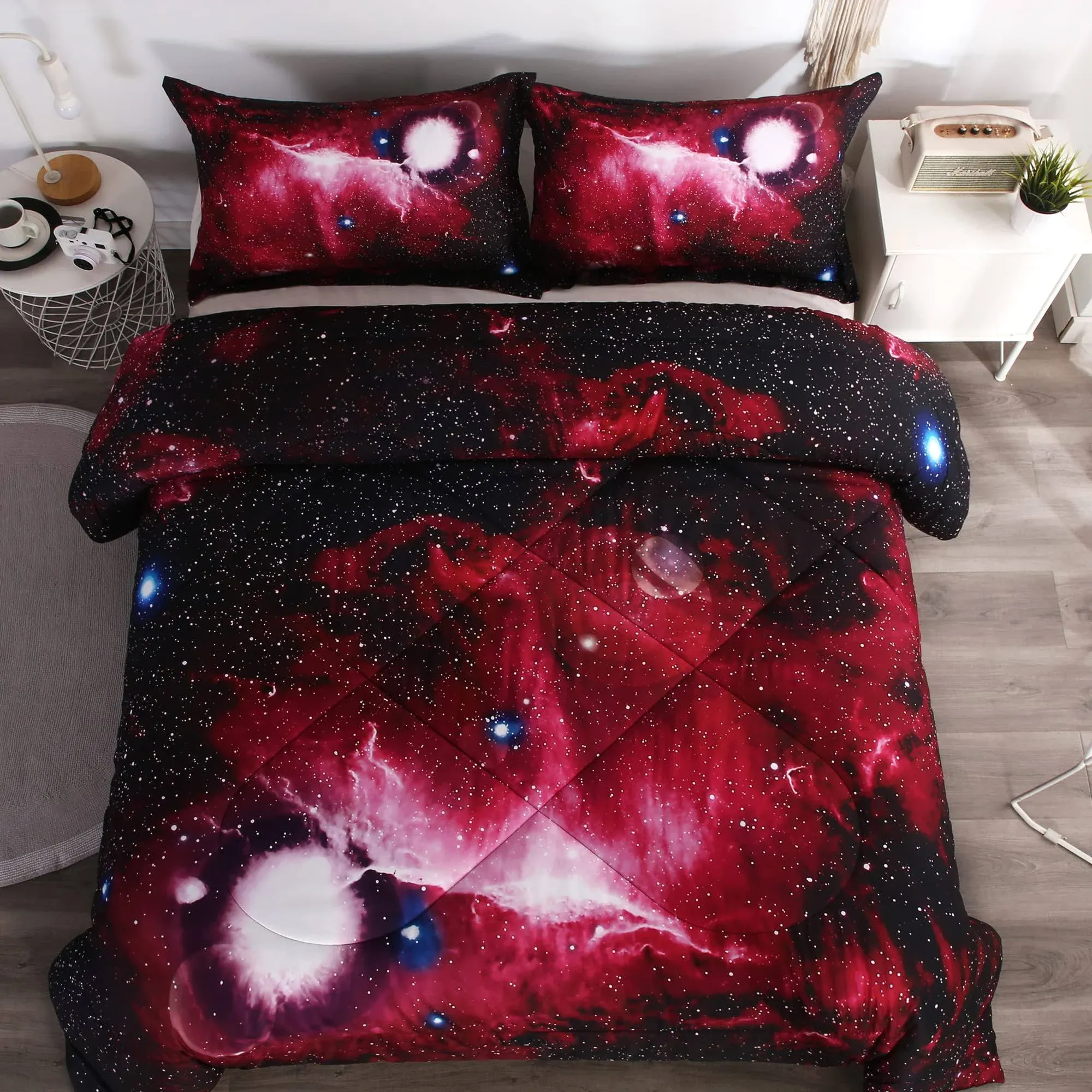 Litanika 3D Galaxy Comforter Full