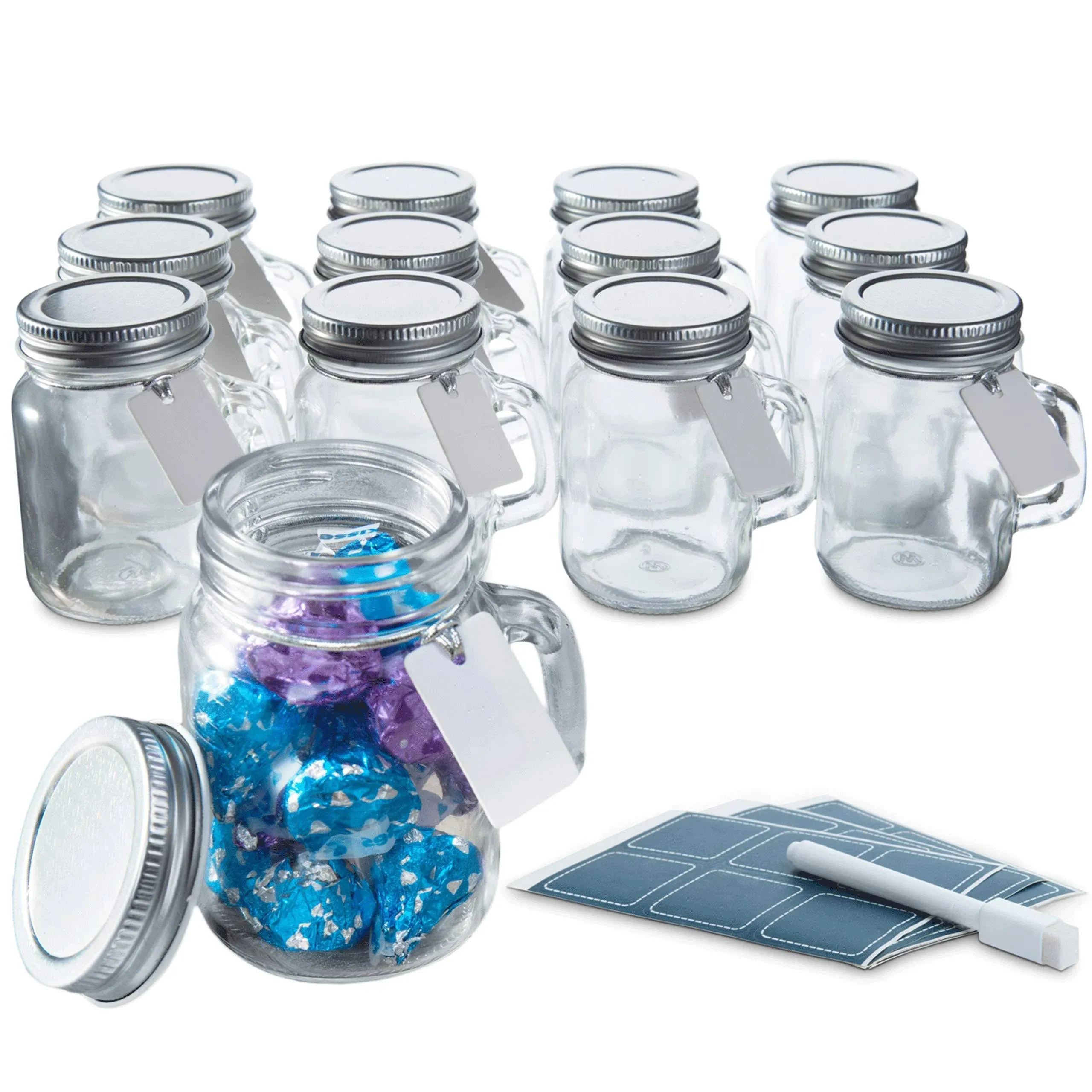 Otis Classic Glass Mason Jars