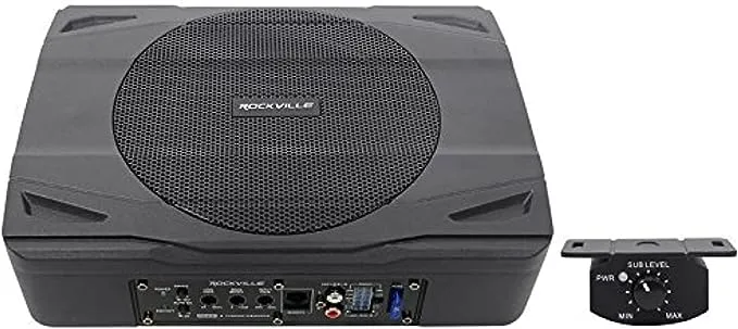 Rockville SS65P 400W Slim Active Powered Car Subwoofer