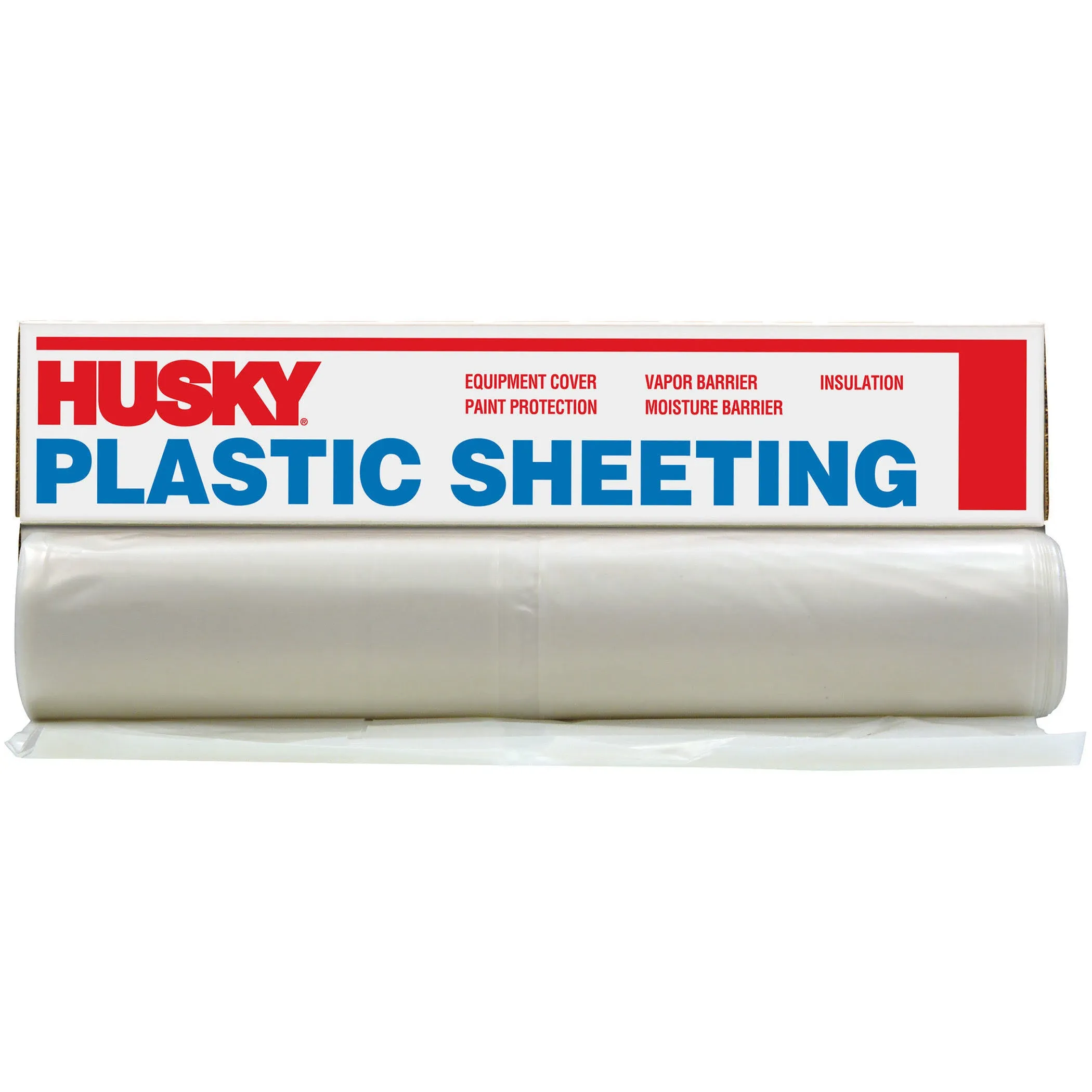 Husky Plastic Sheeting Clear 4ml 12ft x 100ft