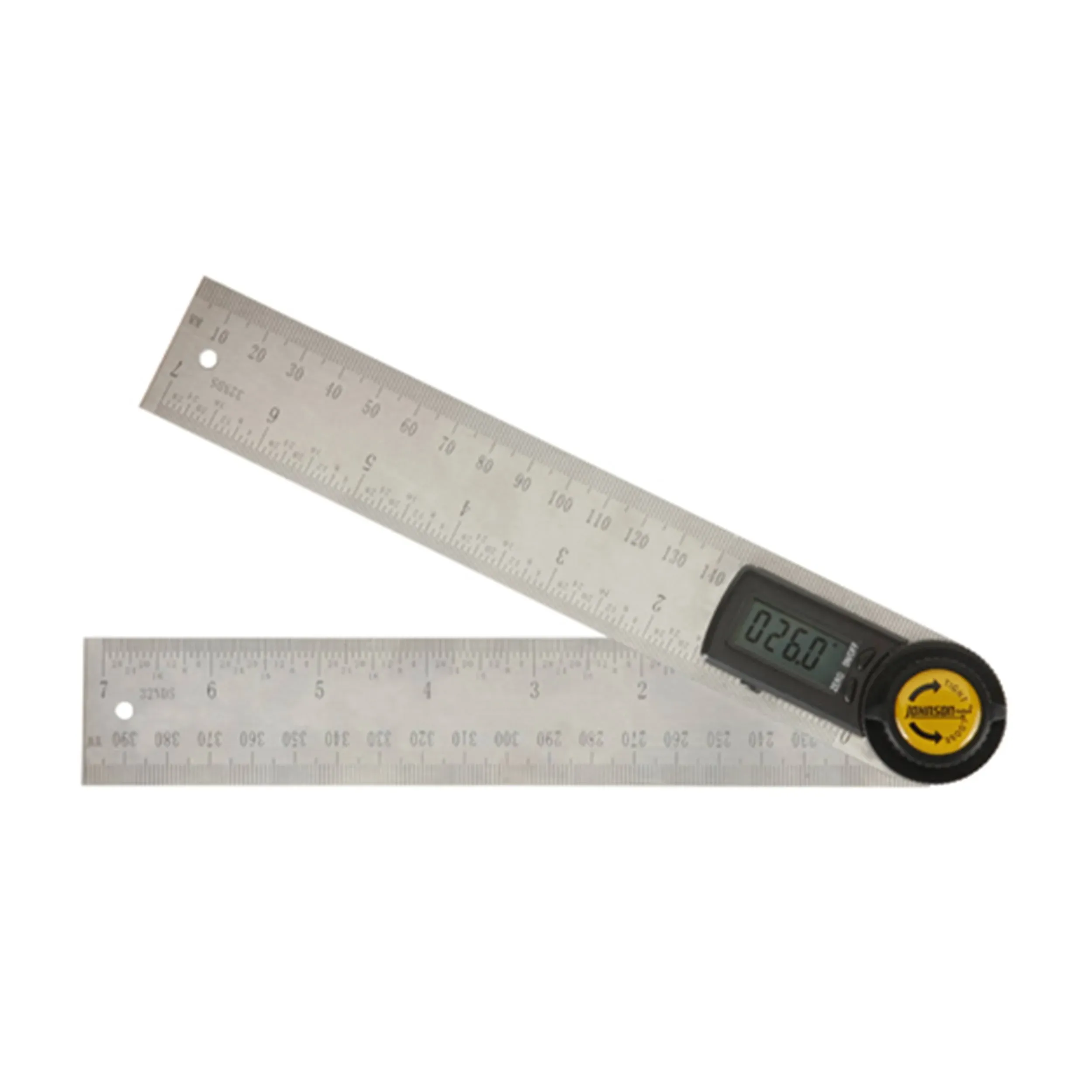 Johnson Level 1888-0700 7 in. Digital Angle Locator & Ruler