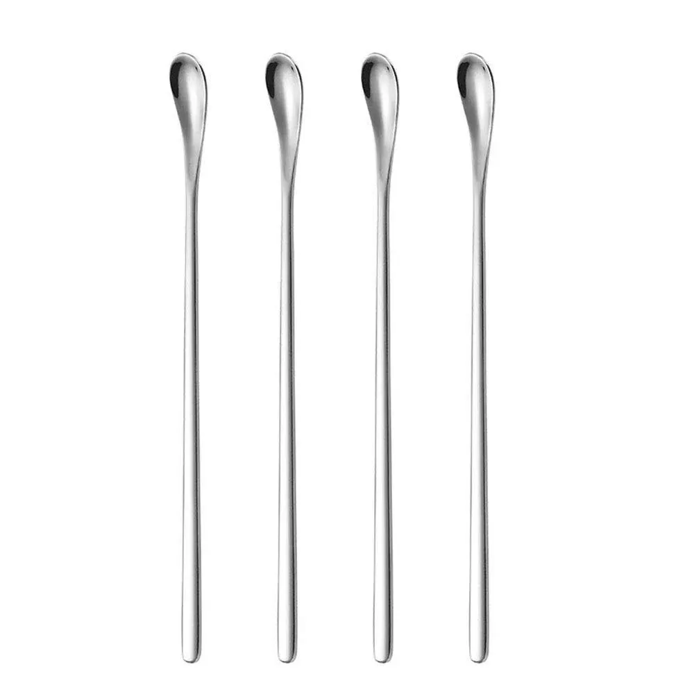 Stainless Steel Coffee Stirring Spoon Beverage Cocktail Stirrers Stir Cocktail D