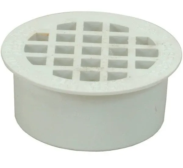 PROFLO PF42835 4" PVC All Plastic Snap-In Drain White