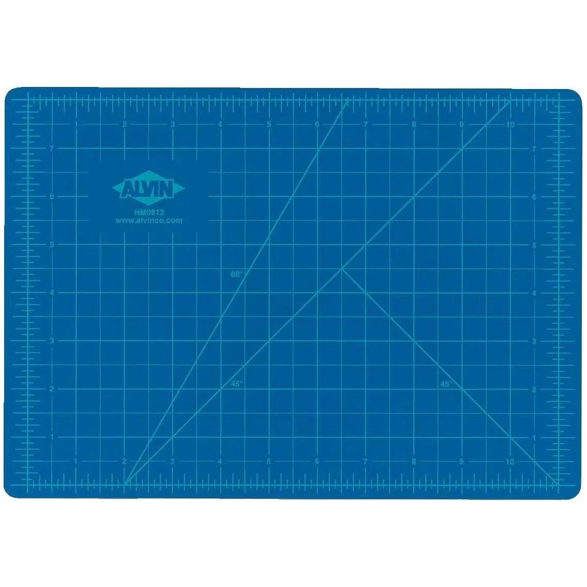 ALVIN HM Self-Healing Cutting Mat for Hobbies 18 x 24 inch | Double-Sided Blue/Grey | 3-Layer Gridded Surface for Arts, Crafts and Sewing - Model HM1824