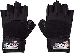 Schiek Sports 540 Platinum Lifting Gloves - Weightlifting Gloves for Women and Men - Wrist Wrap Non Slip Gloves 