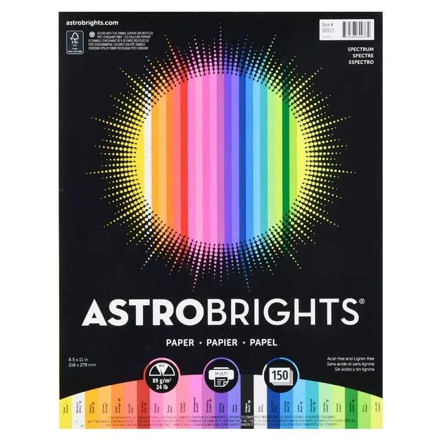 Astrobrights Spectrum Color Paper