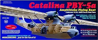 Guillow&#039;s Consolidated PBY Catalina Balsa Wood Model Airplane Kit  WWII GUI-2004