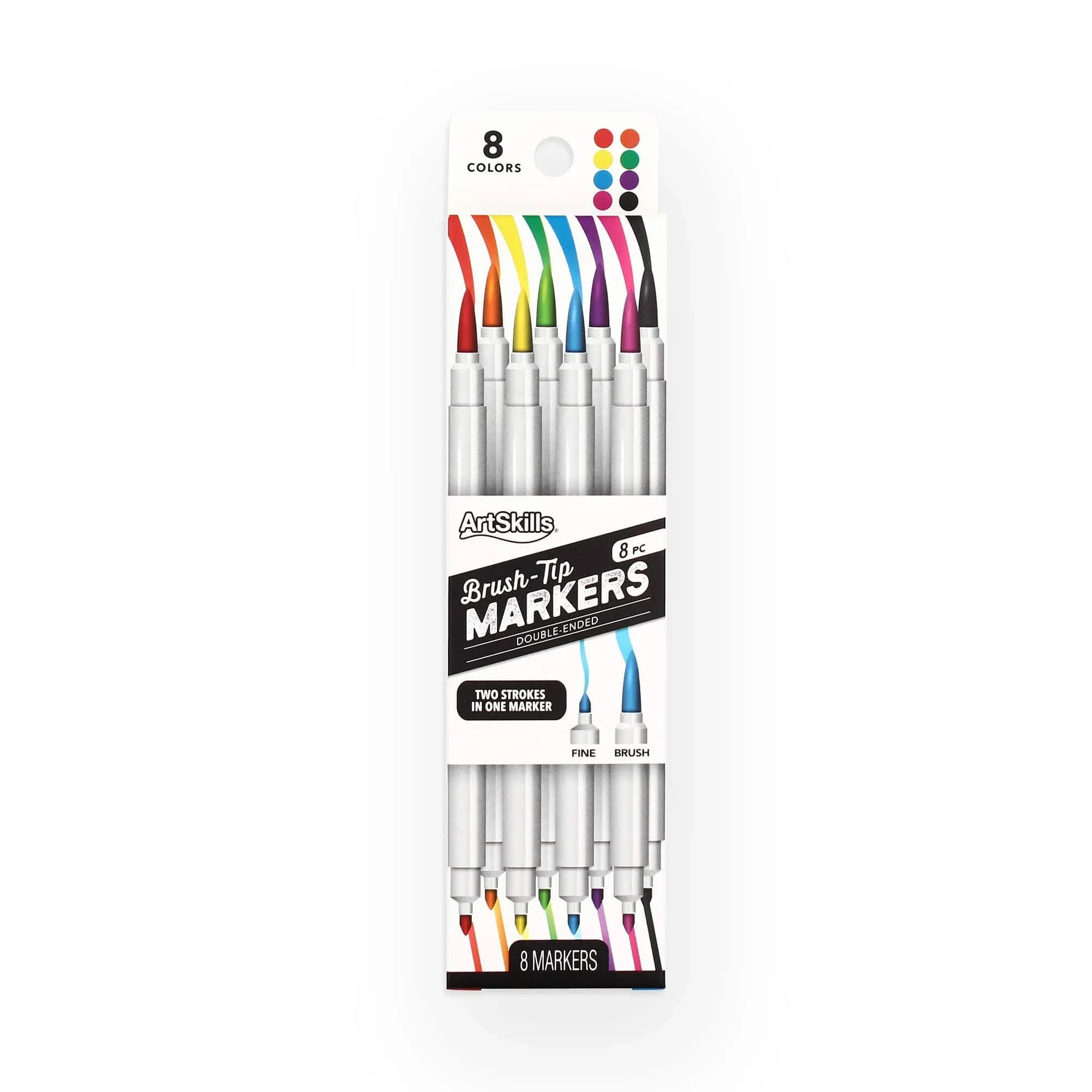 ArtSkills Brush-Tip Double-Ended Markers