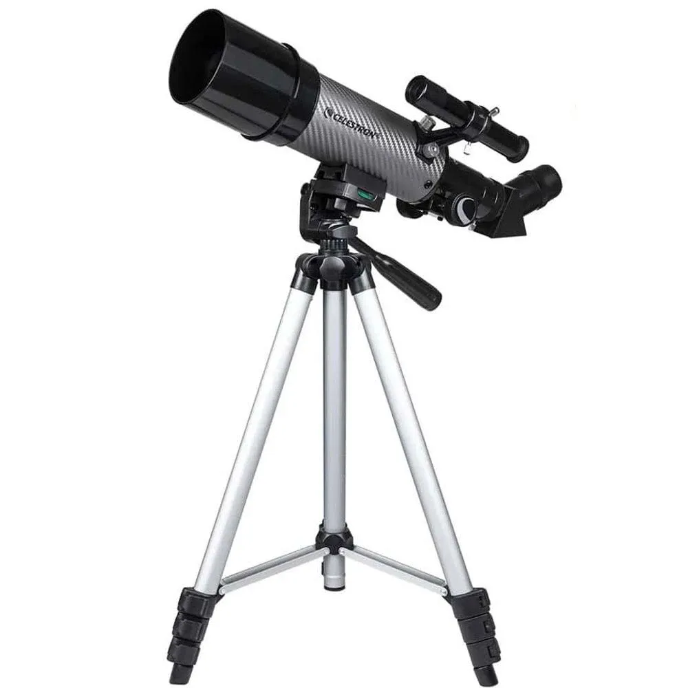 Celestron – 60mm Travel Scope DX – Ideal Portable Refractor Telescope for Beginners – Fully Coated Glass Optics – Bonus Astronomy Software Package – Includes Smartphone Adapter for Digiscoping