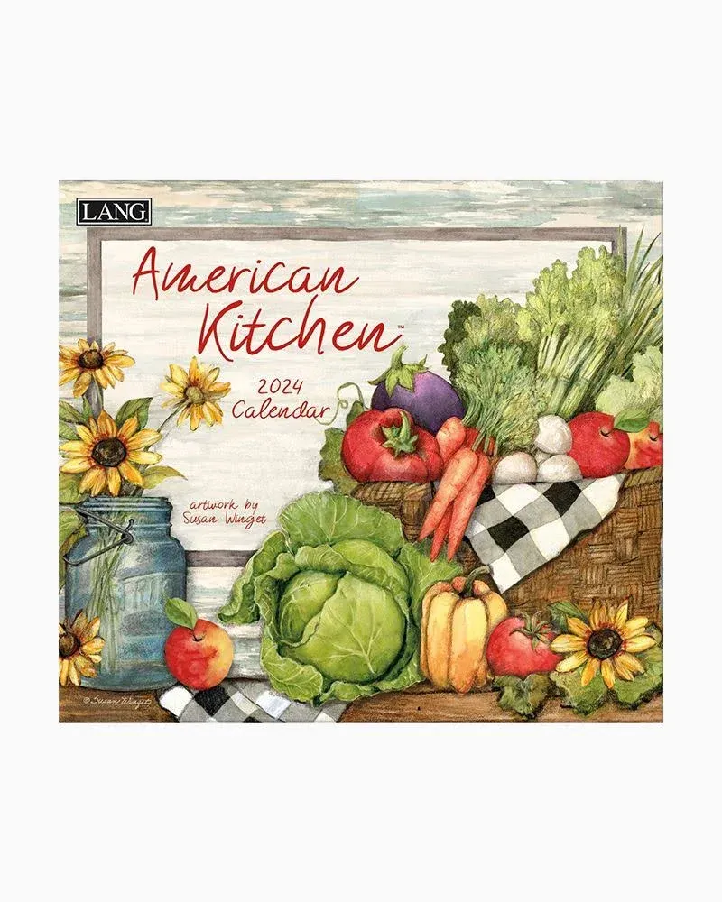 Lang American Kitchen 2024 Wall Calendar