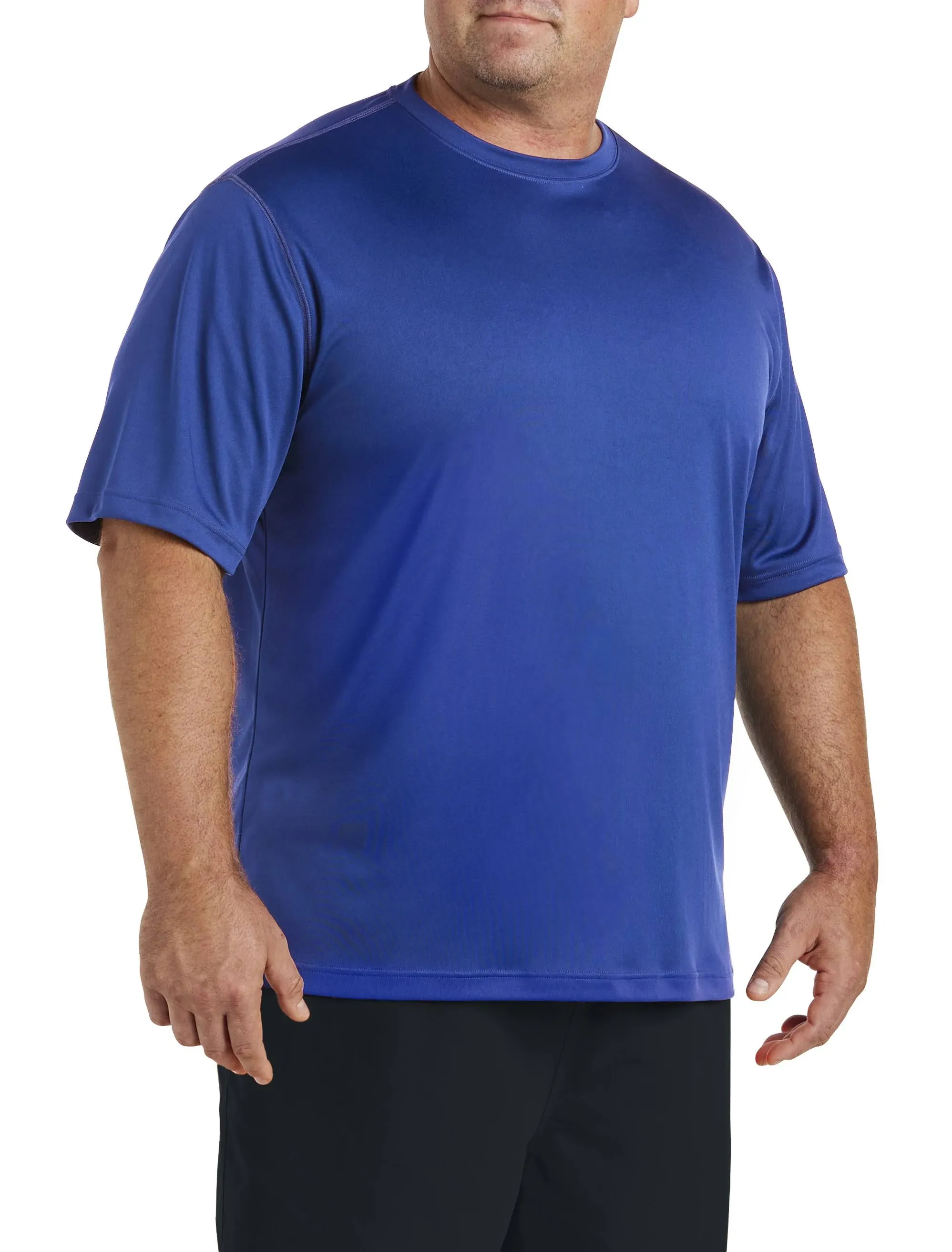 DXL Big + Tall Essentials Men's Big and Tall Quick-drying Swim T-Shirt