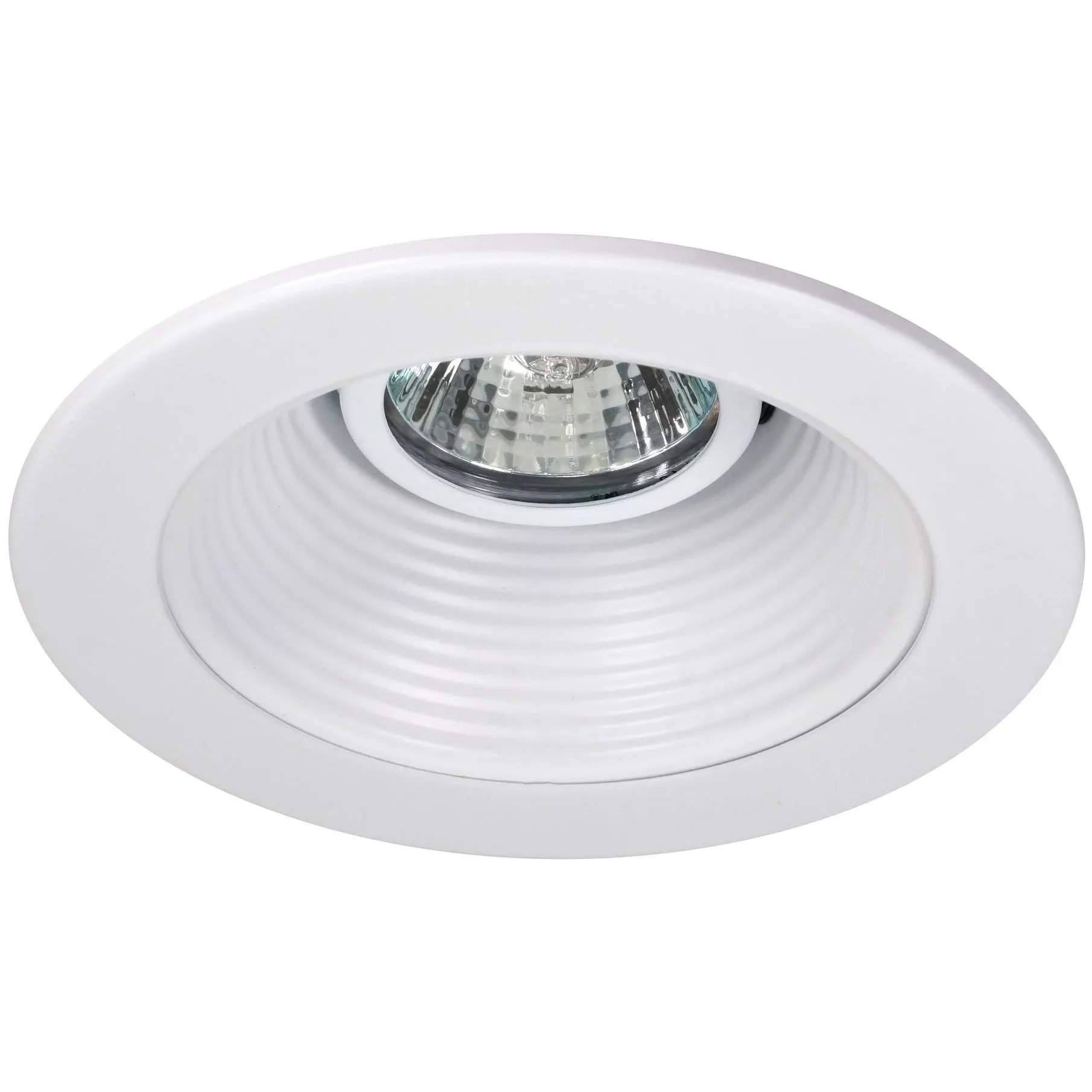 Nicor 4 in. White Recessed Baffle Trim 14002