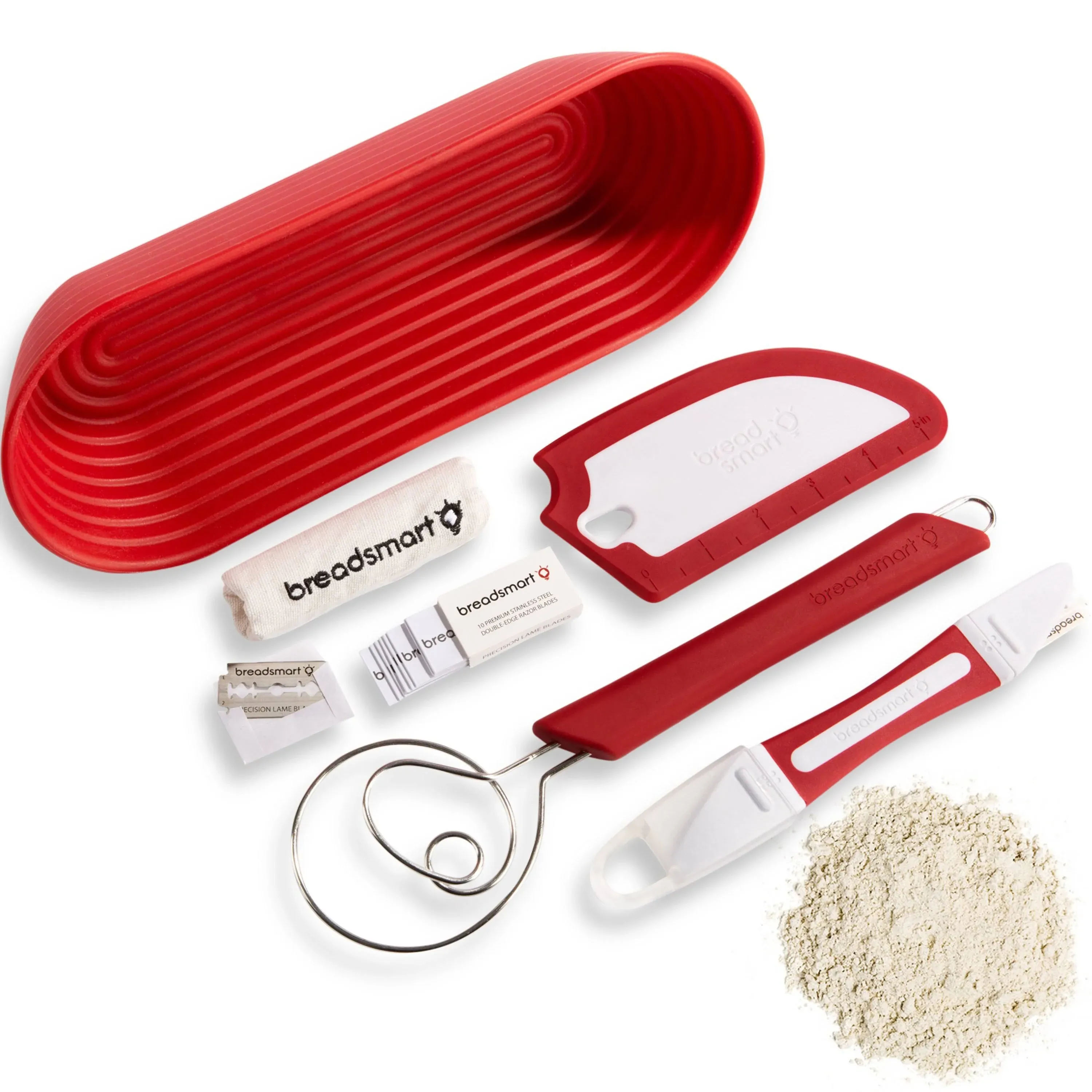 Breadsmart Red 5-Piece Bread Making Kit