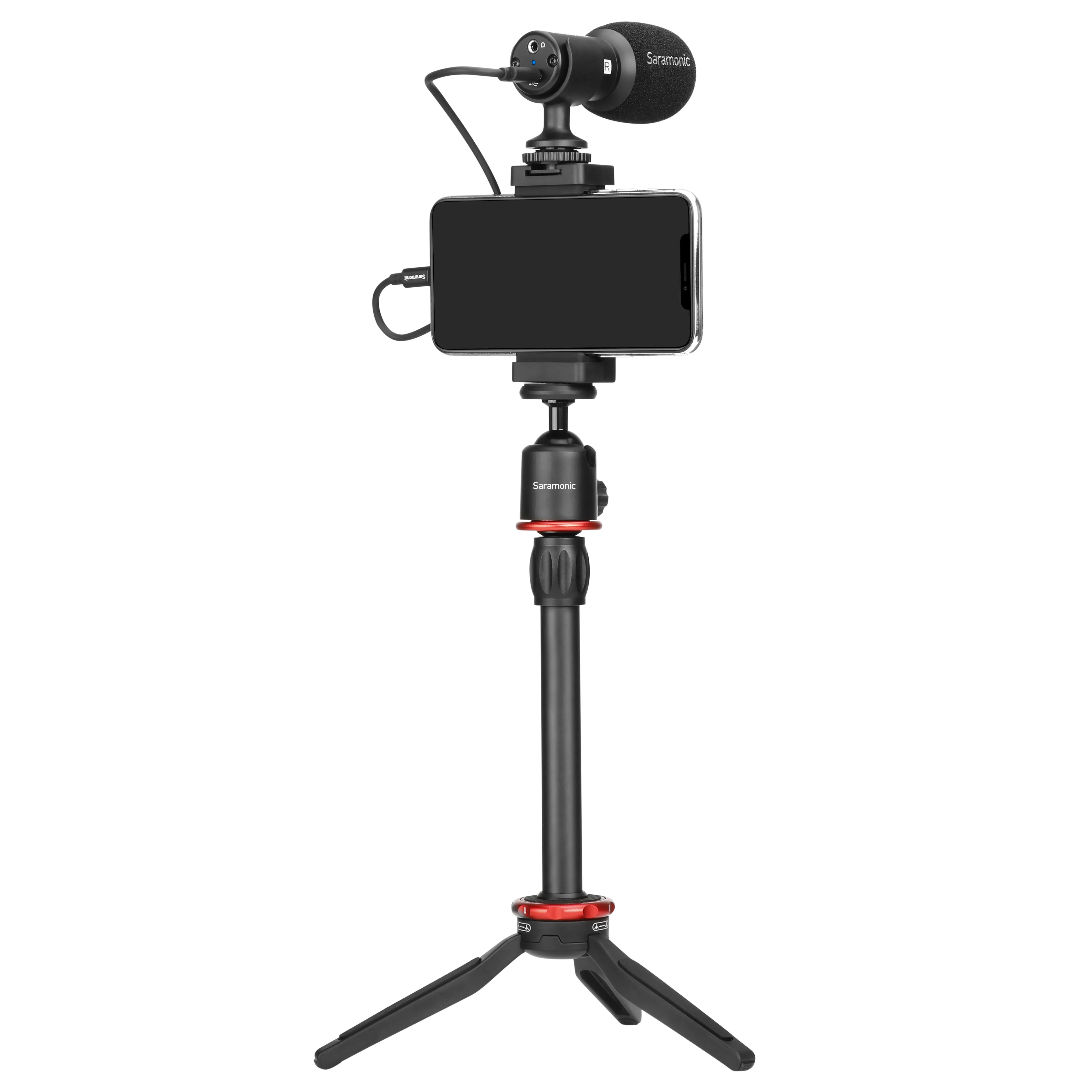 Saramonic SmartMic MTV Smartphone Video and Vlogging Kit