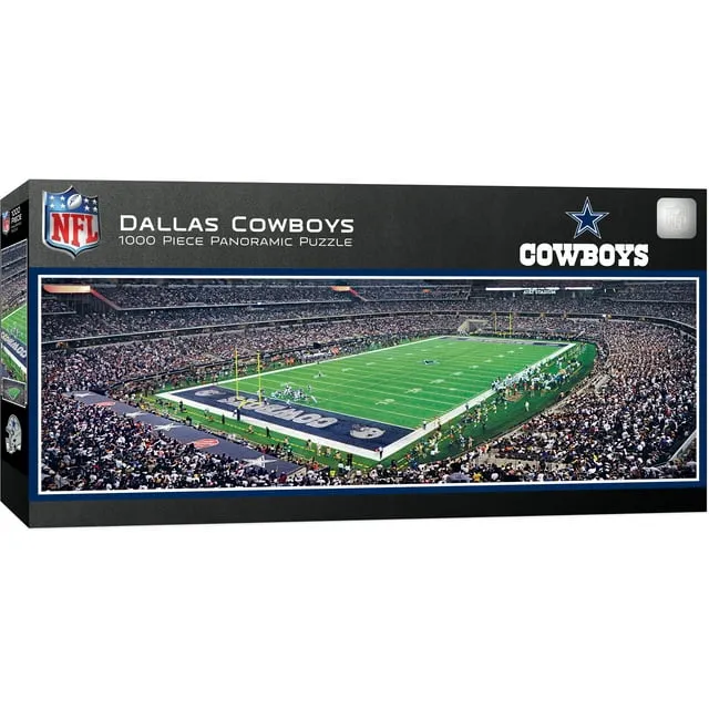 MasterPieces NFL Dallas Cowboys Stadium Panoramic Jigsaw Puzzle, 1000 Pieces-NEW