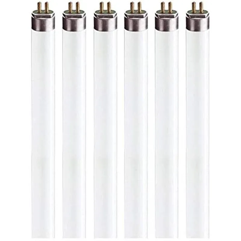 (6 Pack) F13T5/CW - T5 Fluorescent 4100K Cool White - 21" Linear - 13 Watt T5 - under the Counter Light Bulbs…