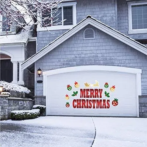 Merry Christmas Garage Door Magnets