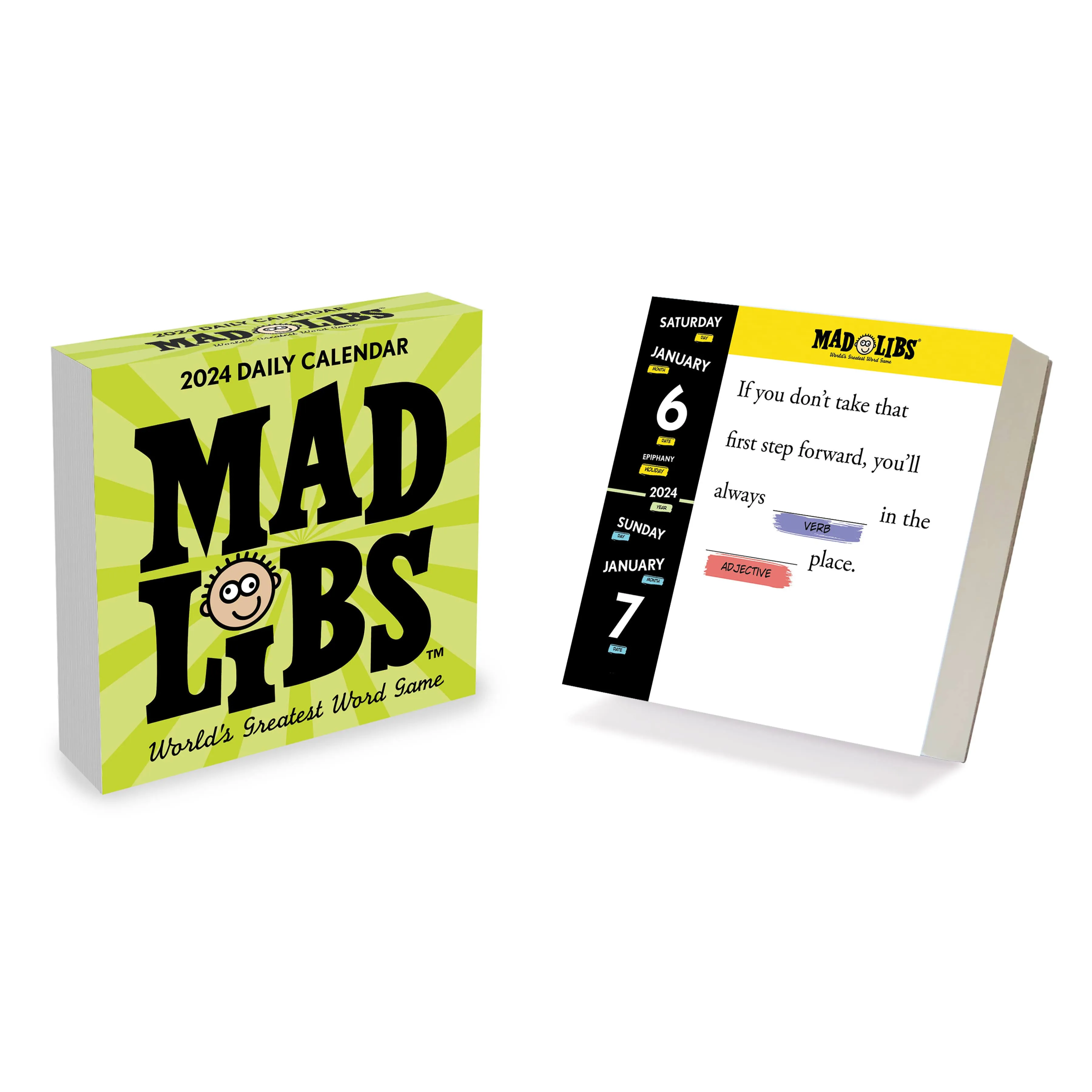 FINAL SALE 2024 Mad Libs Daily Desktop Calendar