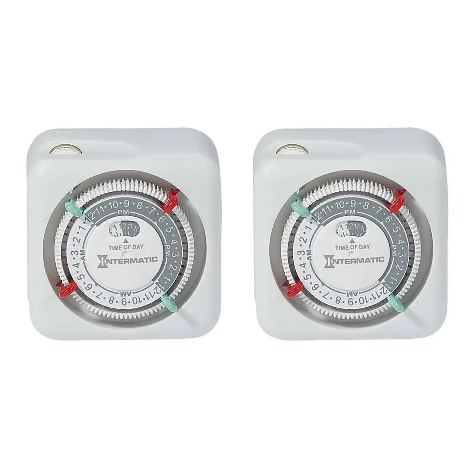 Intermatic TN111K-2PK Premium Indoor Timers, 2-Pack