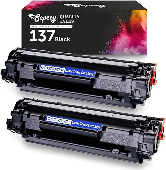 Compatible for Canon 137 Black Toner Cartridge, Use with Canon ImageClass MF2...