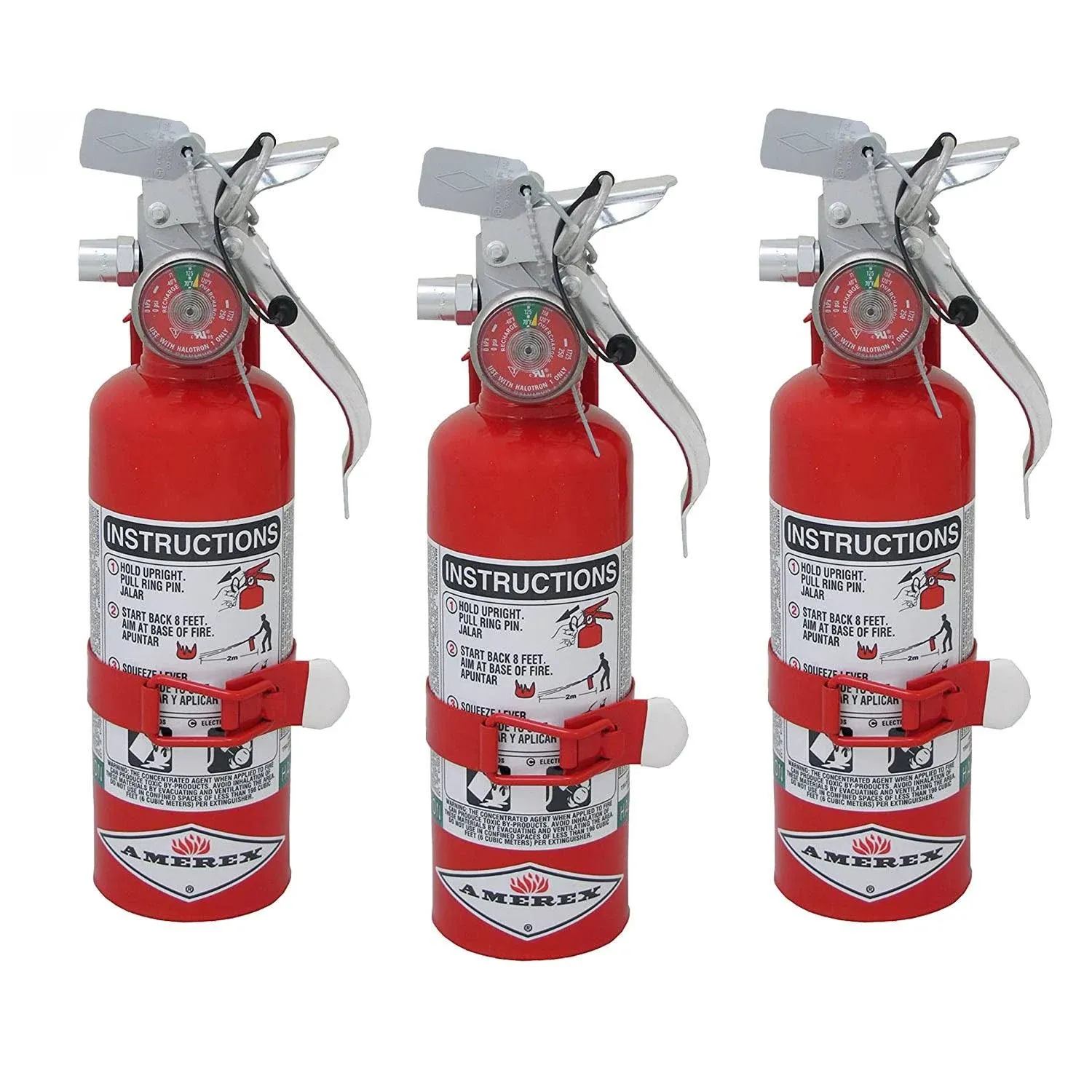 Amerex Halotron I Class B C Fire Extinguisher A384t