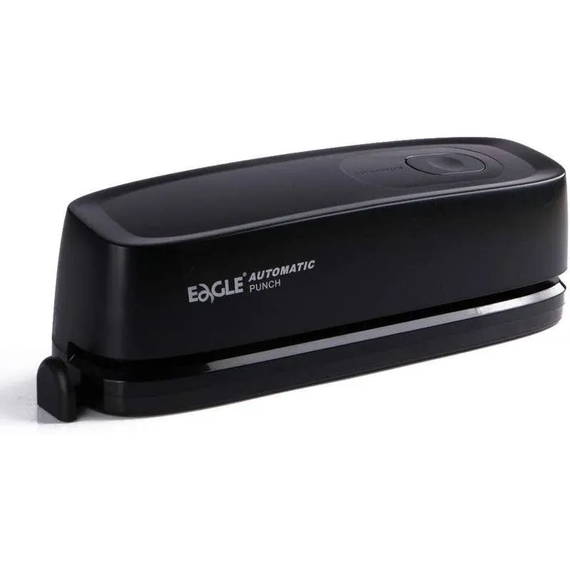 Electric Hole Punch, Eagle Desktop 3 Hole Puncher Force-Saving, 20-Sheet Capacity ...