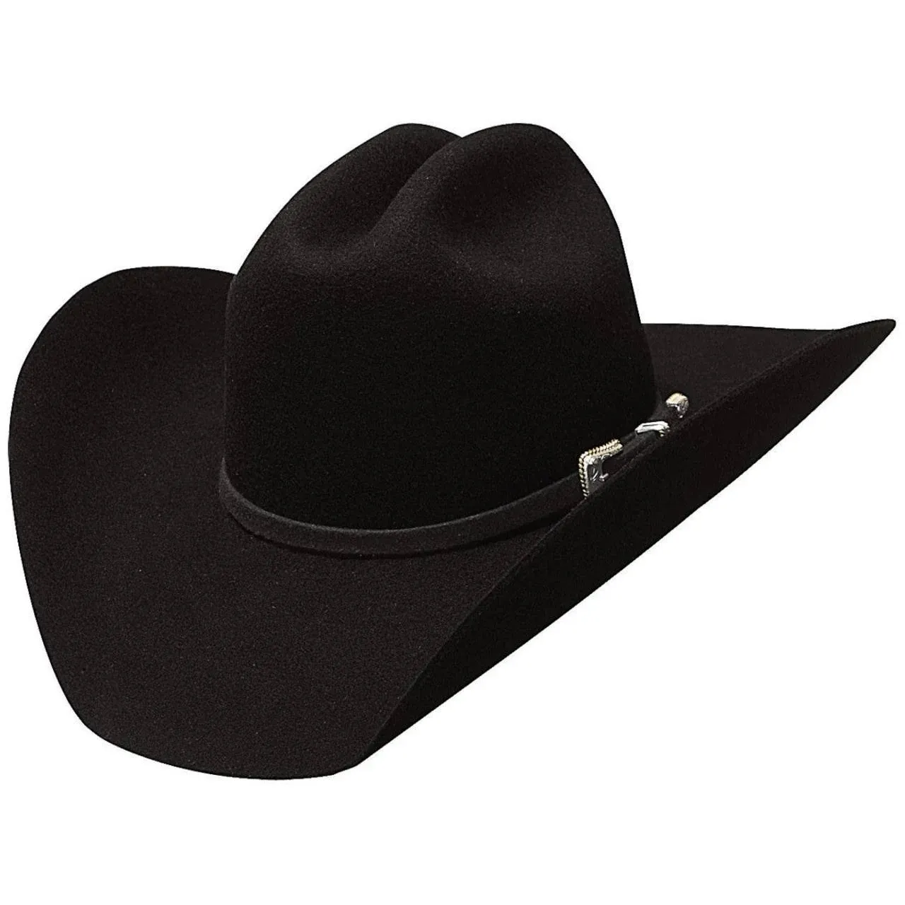 Bullhide Hats 0625Bl Back Roads 6X 7 1/2 Black Cowboy Hat