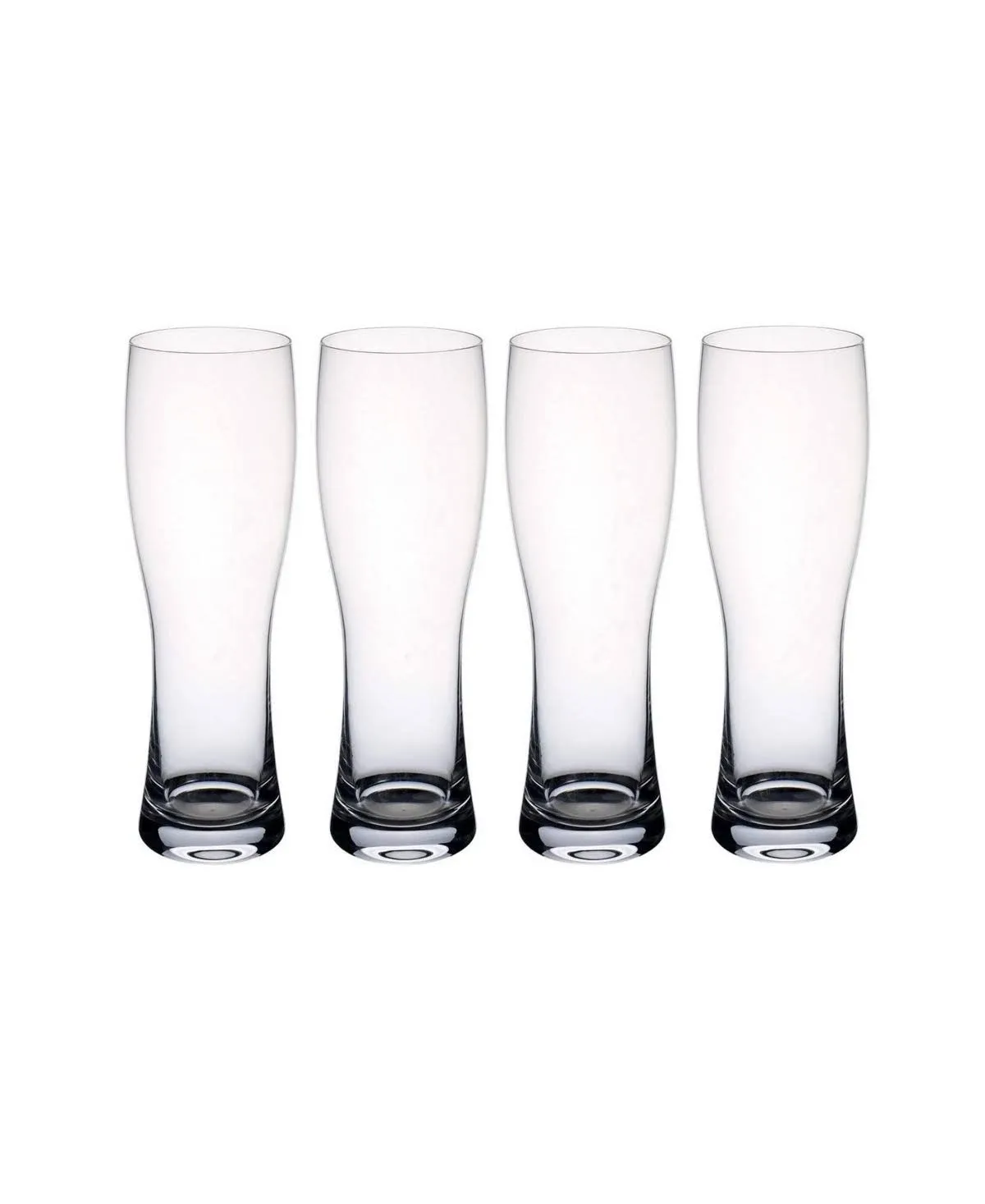 Purismo Wheat Beer Pilsner Glass, Set Of 4 In Nocolor