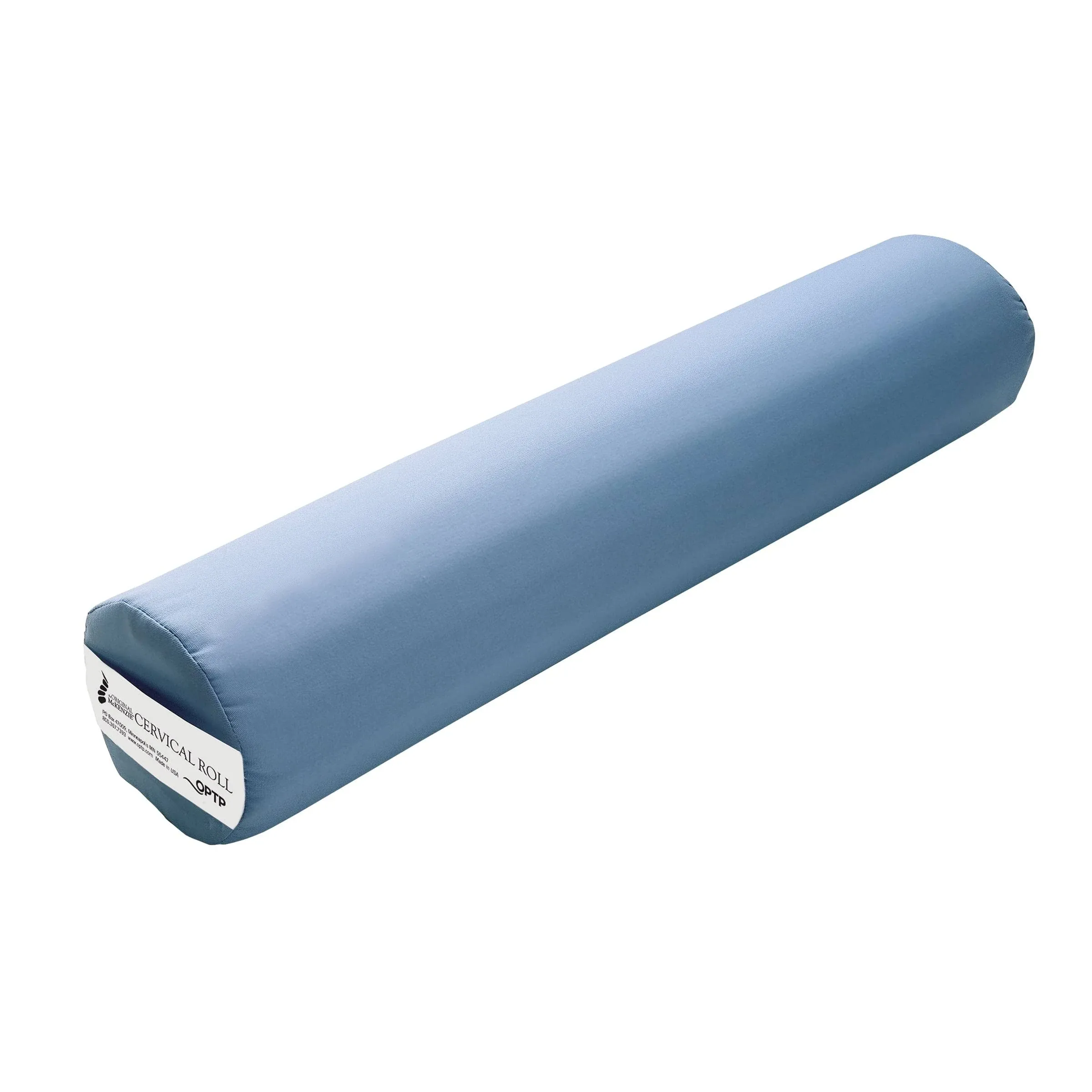 OPTP Original McKenzie Cervical Roll - (703) Pillow for 20 x 3.5 Inches, Blue 