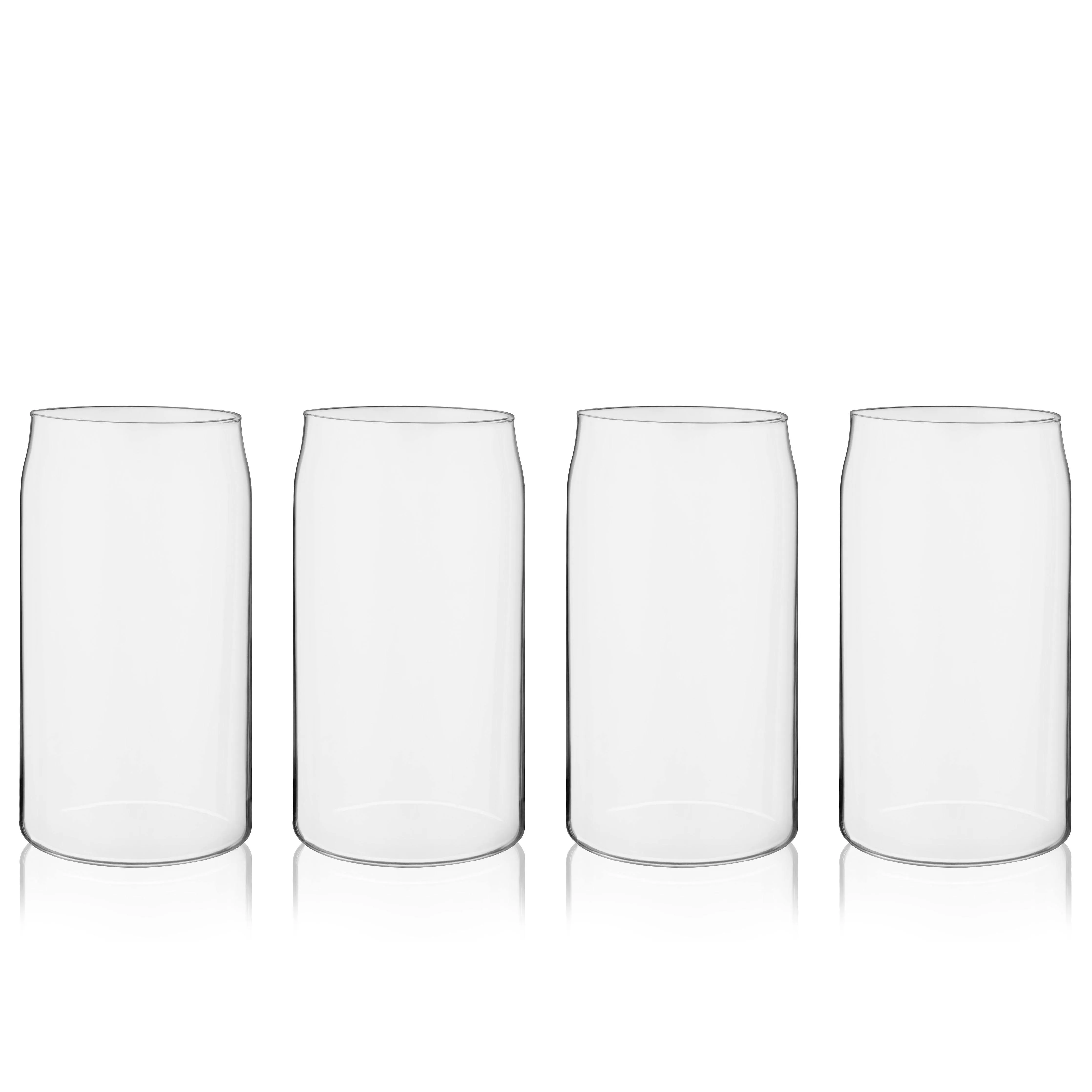 True Beer Can Pint Glasses Set of 4