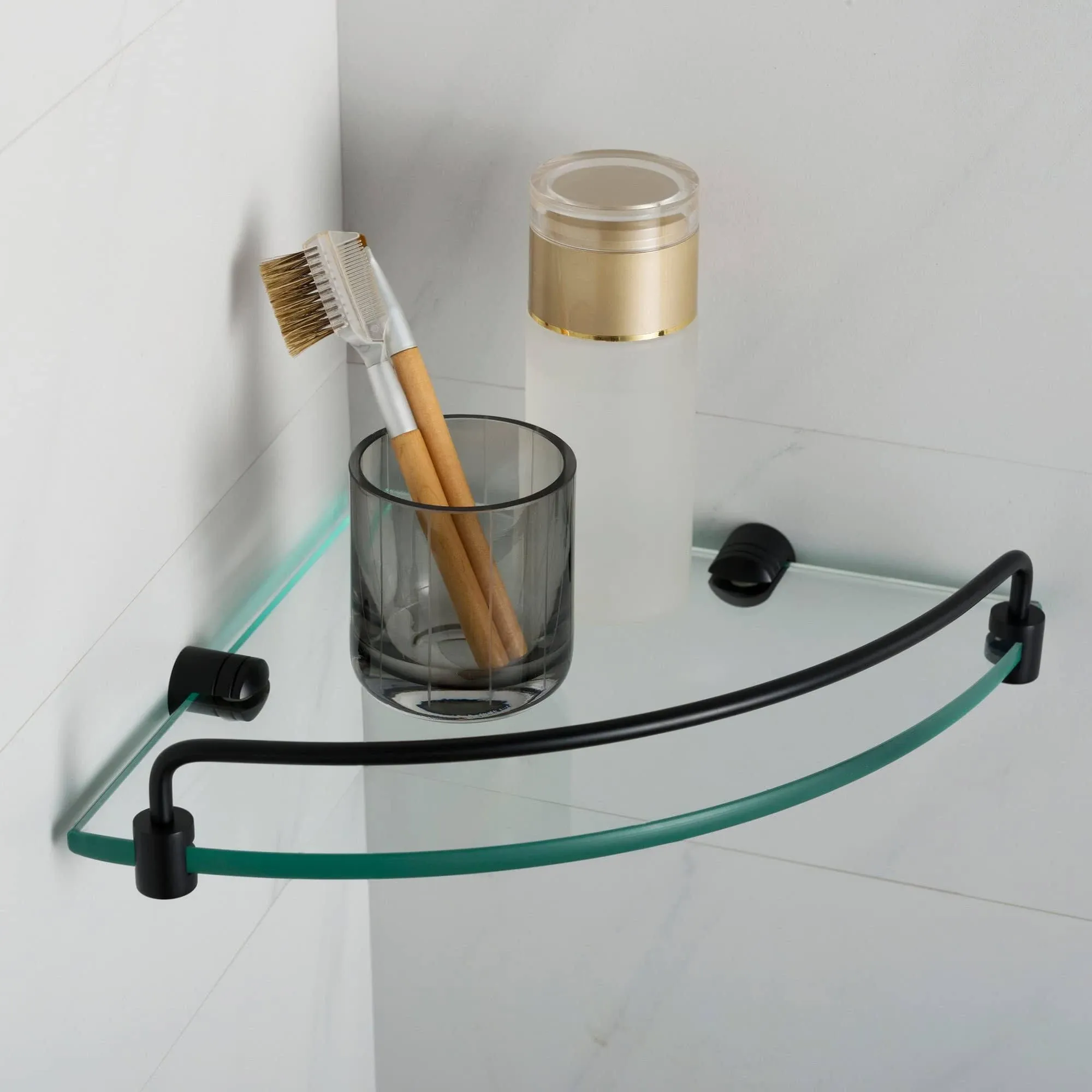 Kraus KEA-18846MB Elie Corner Bathroom Shelf