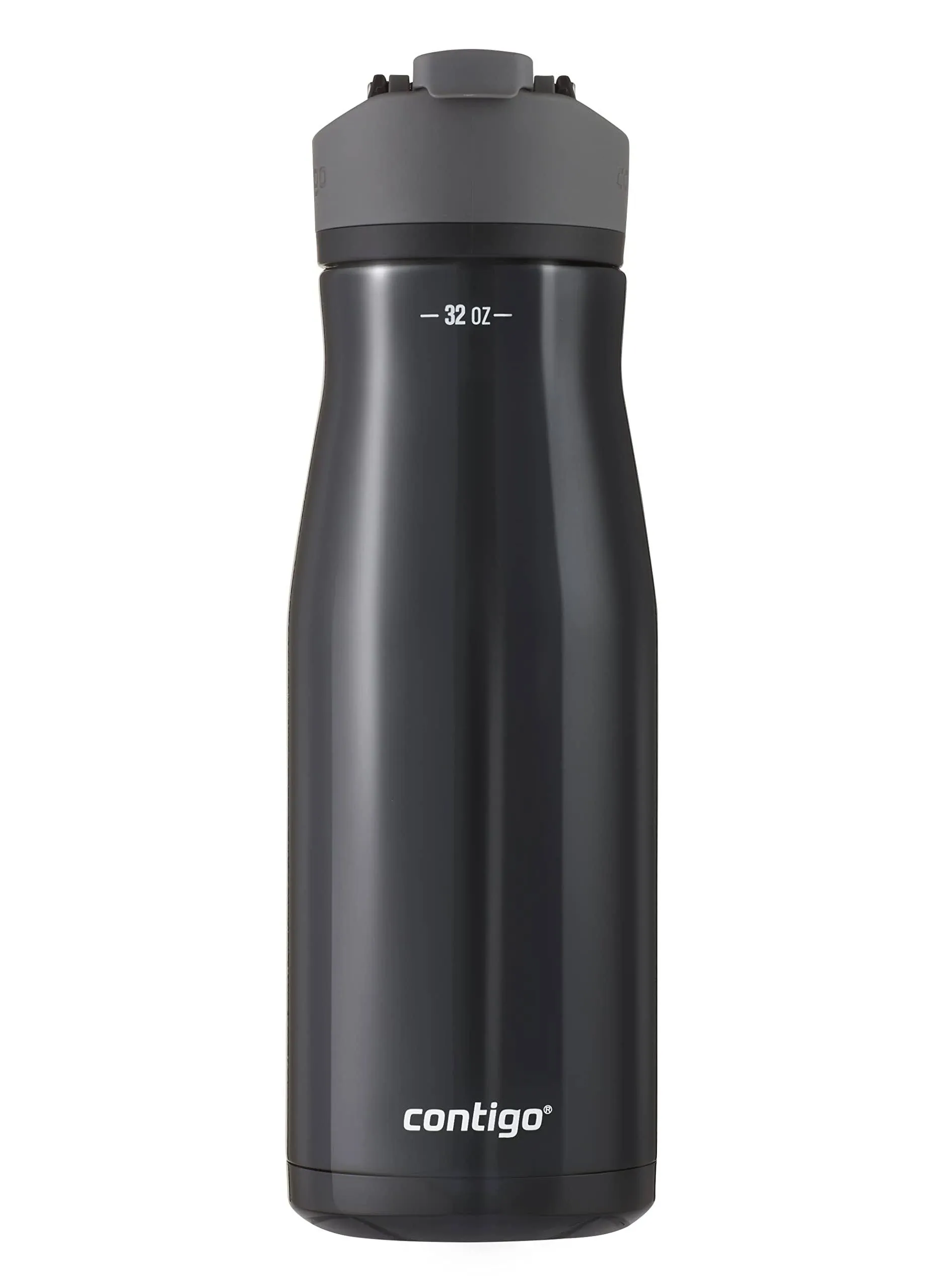 Contigo Cortland 2.0 Water Bottle with Autoseal Lid Licorice, 32 fl oz.,  Black