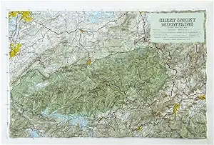 Great Smoky Mountain National Park Raised Relief Map