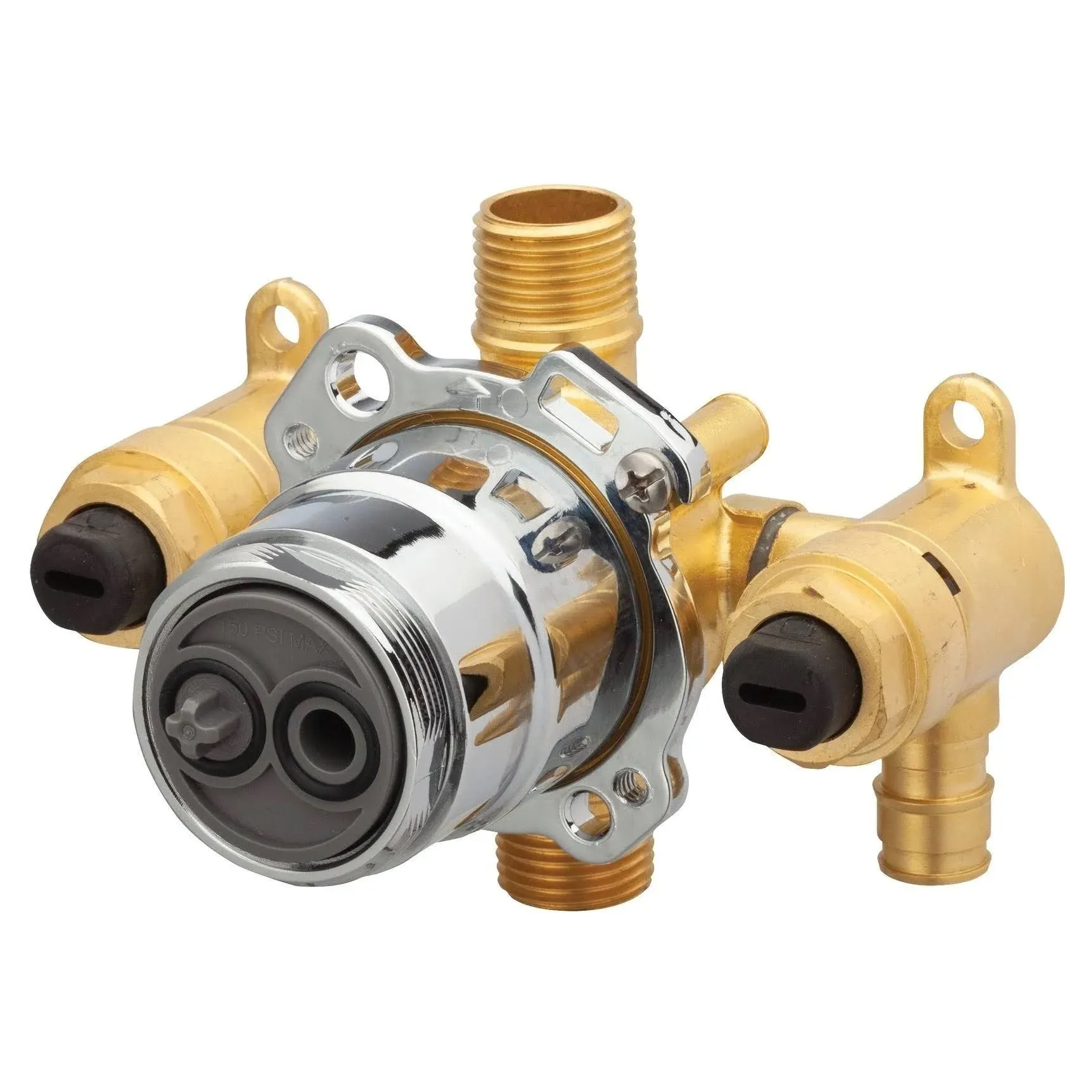 Gerber G00GS527S Treysta Tub & Shower Valve- Vertical Inputs WITH Stops- Cold Expansion Pex