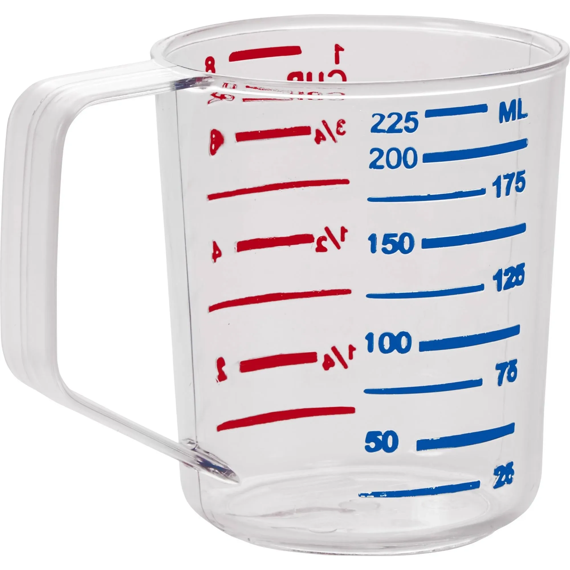 Rubbermaid Commercial Fg321000clr Polycarbonate Measuring Cup,1 Cup,Clear