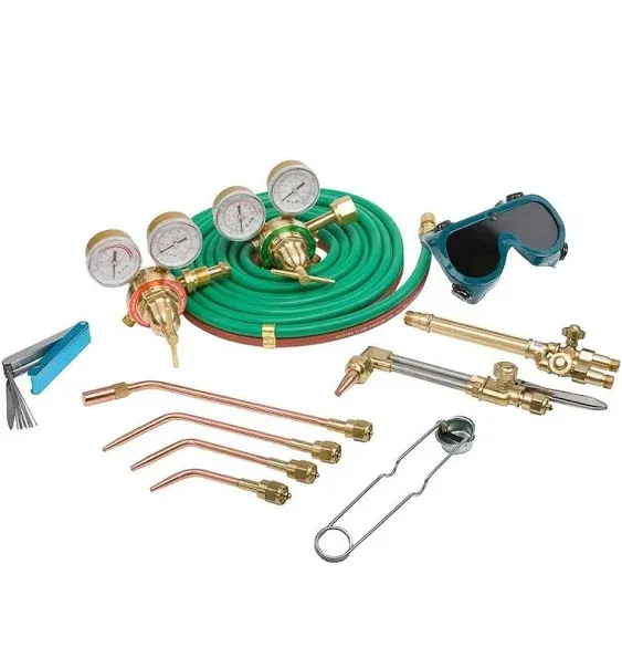 Forney 1707 Deluxe Oxygen Acetylene Torch Kit, Medium Duty