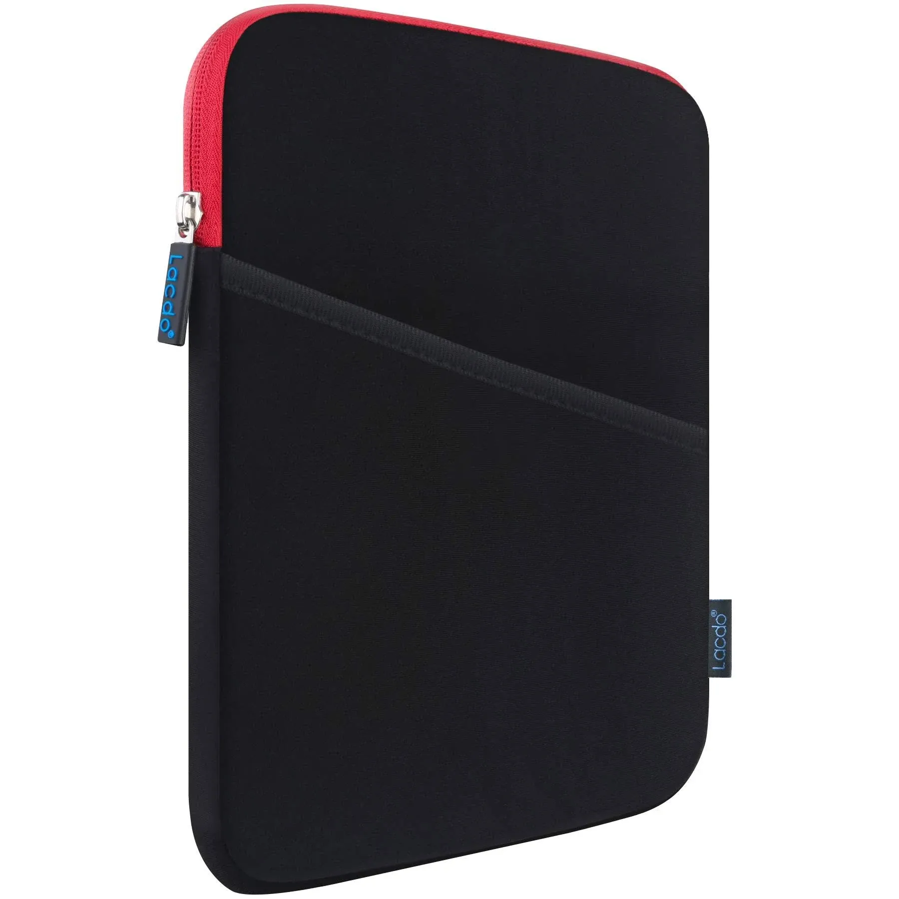 Lacdo Tablet Sleeve Case for 11 inch iPad Pro M4 / 11 inch iPad Air M2 / 10.9 inch iPad / 10.2" iPad / 10.9" iPad Air / 10.5 iPad Pro Air, 11 inch Samsung Galaxy Tab A9+ Bag, Fit Magic Keyboard, Red