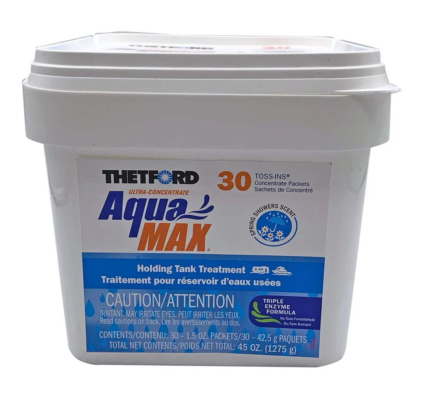 Thetford AQUAMAX SPRING SHOWERS 30CT TUB