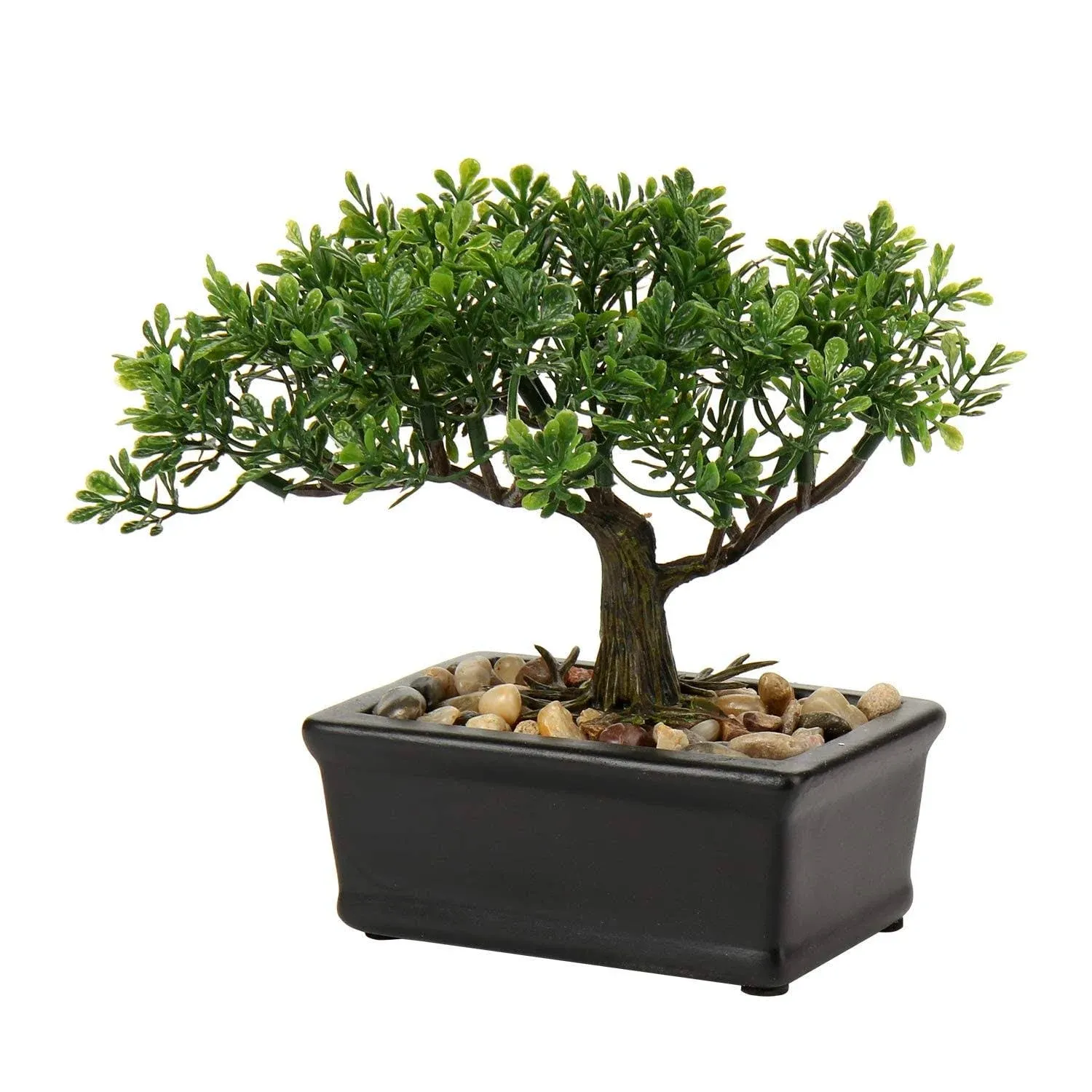 Artificial Bonsai Tree Faux Plants Indoor Small Fake Plants Decor wit...