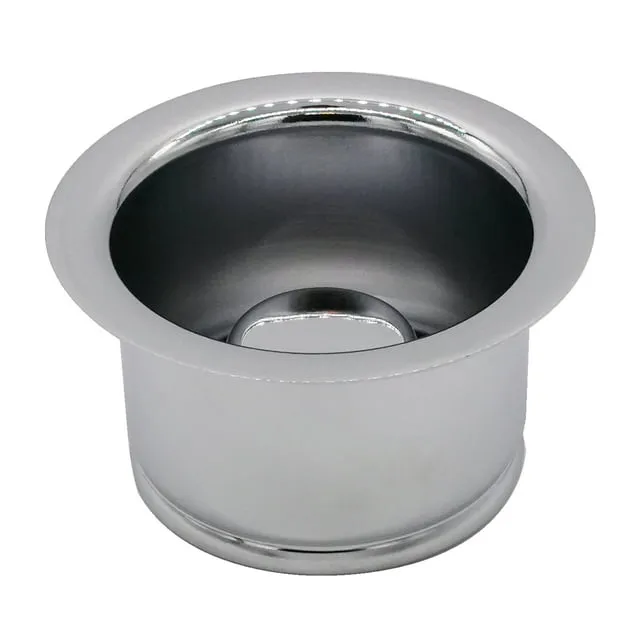 InSinkErator Style Extra-Deep Disposal Flange and Stopper in Polished Chrome