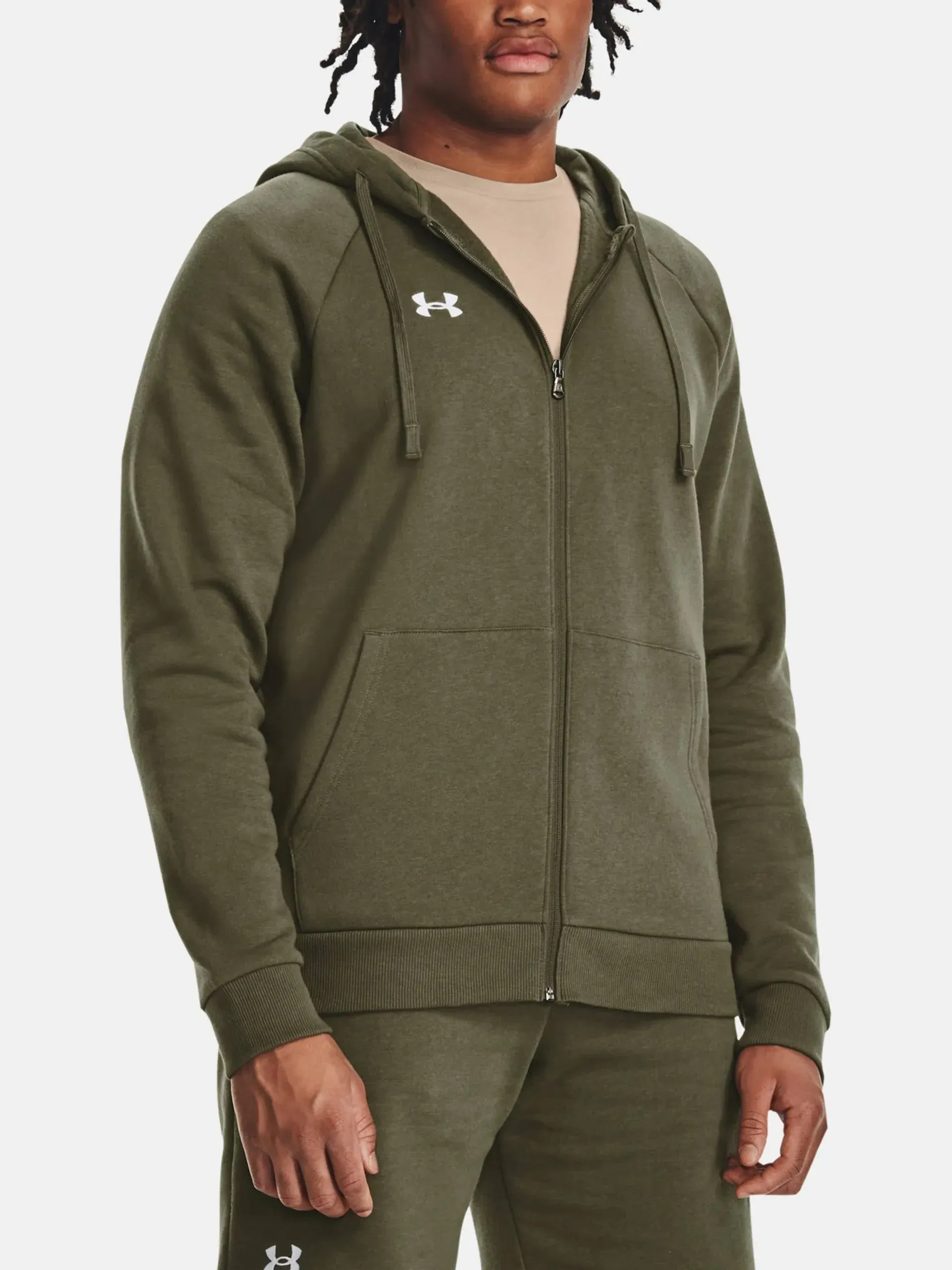 Under Armour Men's Rival Fleece Full-Zip Hoodie