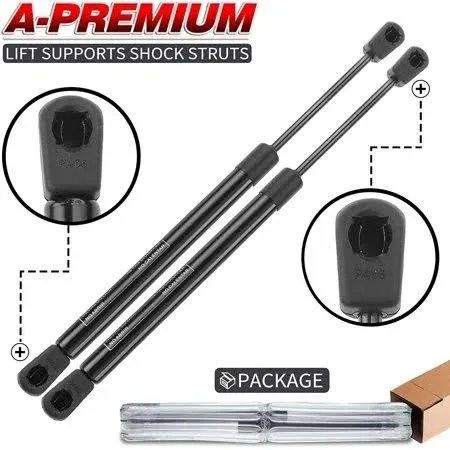 A-premium 11.5 inch 24lb/106N Universal 11.5 inch Lift Supports Gas Spring Shock Struts Replacement for Toolbox Cabinets Sliding Window Storage Bed