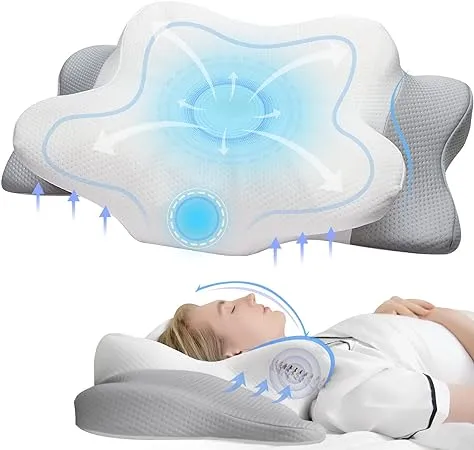 Cervical Pillow for Neck & Shoulder Pain Relief Sleeping - Ergonomic Contour Pillows - Memory Foam Pillow for Side, Back & Stomach Sleepers