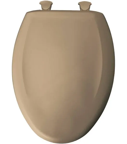 Bemis 1200SLOWT 343 Toilet Seat will Slow Close, Never Loosen and Easily Remove, ELONGATED, Plastic, Raspberry