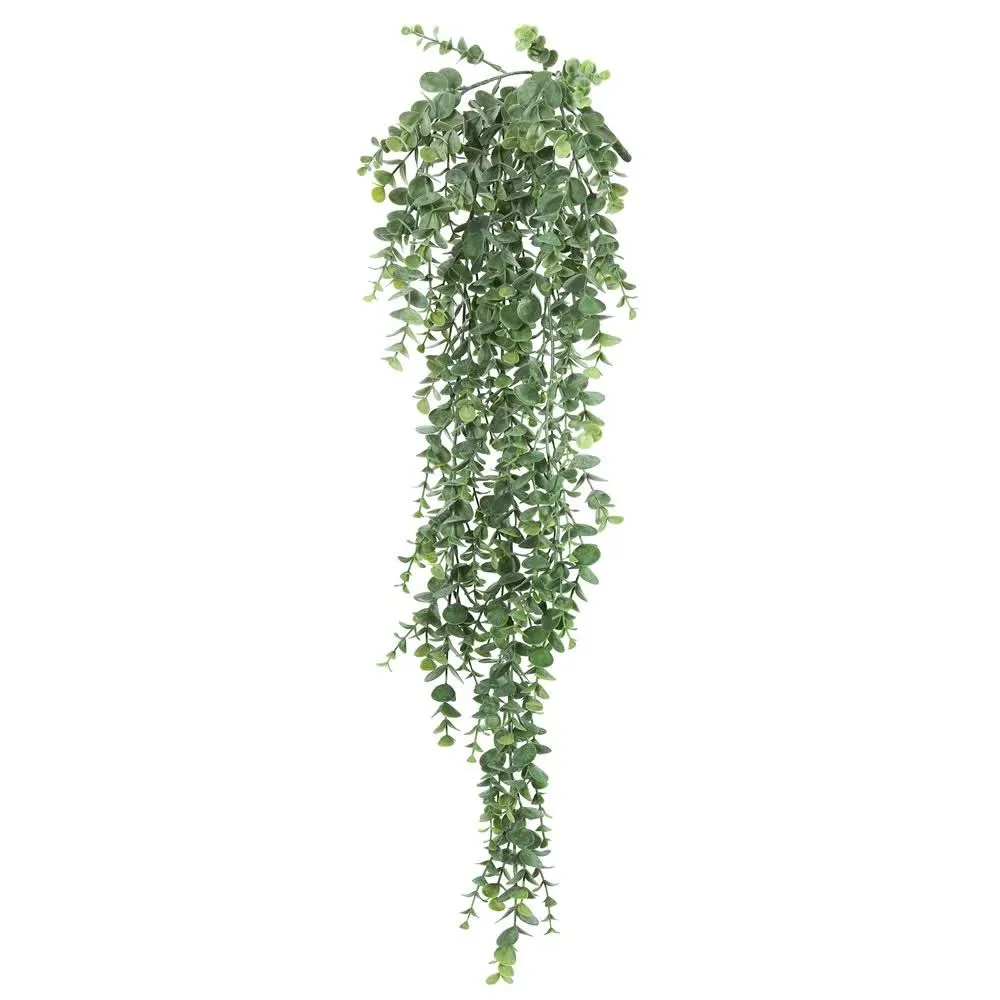 Vickerman 32" Artificial Green Hanging Mini Leaf Eucalyptus Bush, 2 per Pack.