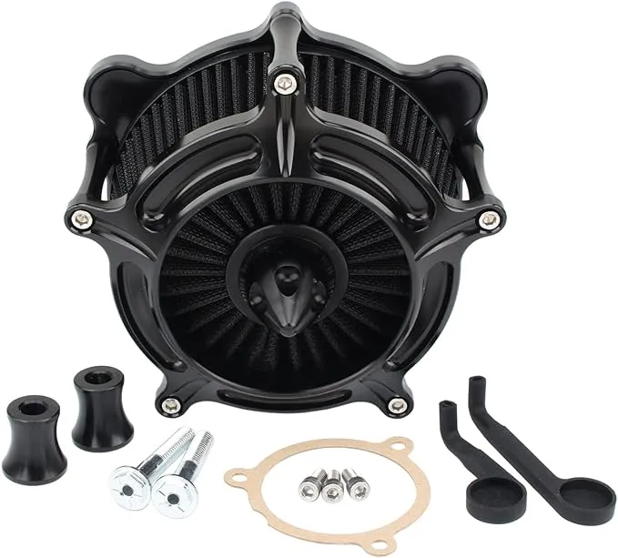 Air Cleaner Intake Filter Kit For Harley Touring Tri Street Road Glide Softail