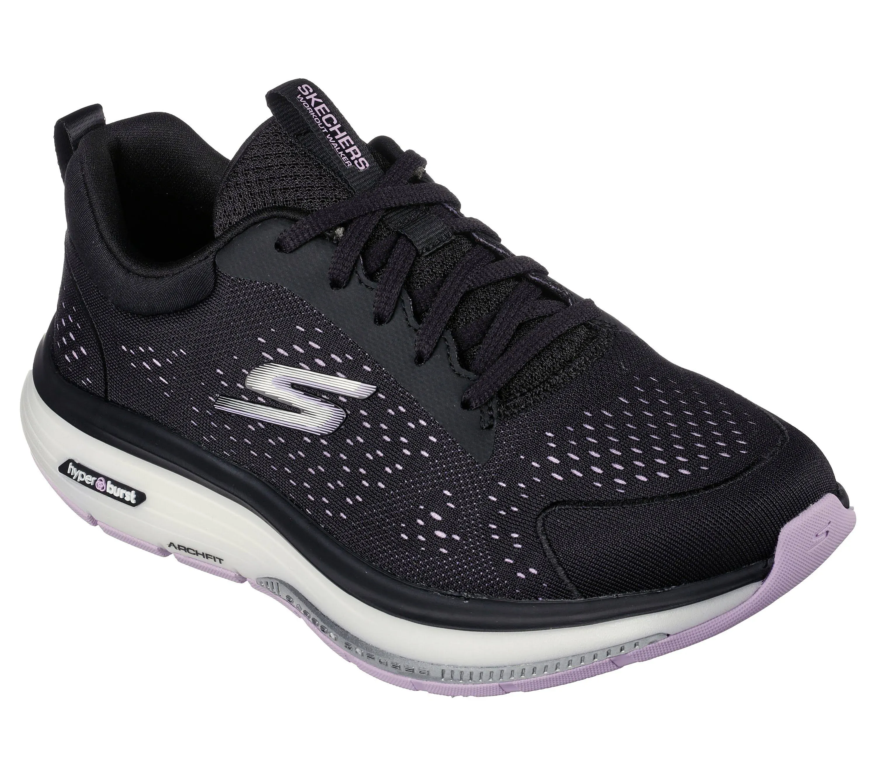 Skechers Go Walk Workout Walker Outpace Black Lavender