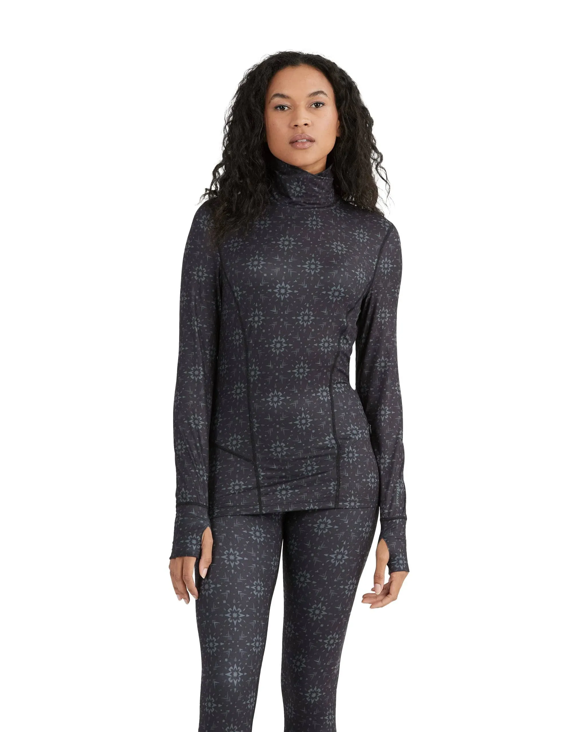 2.0 Women's Cloud Nine Midweight Performance Thermal Turtleneck