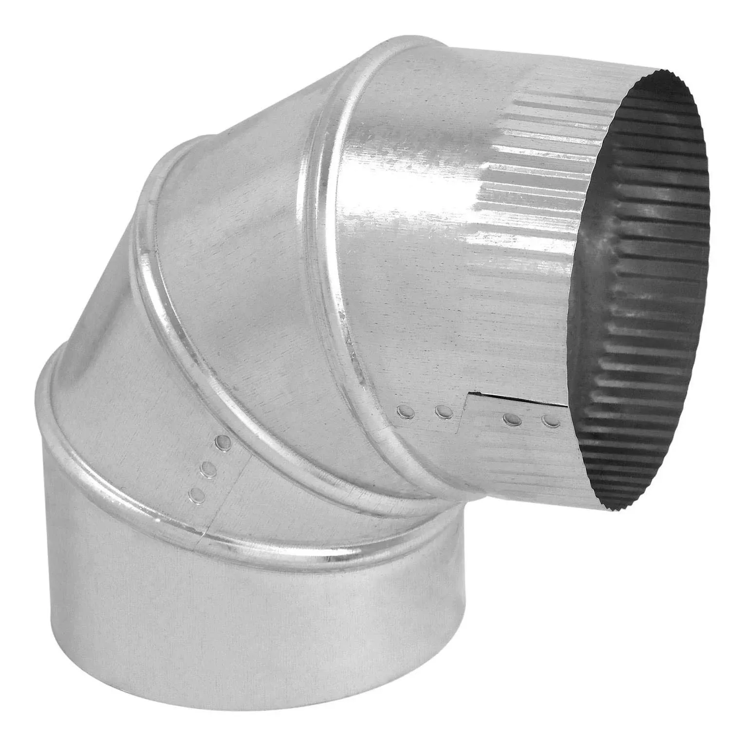 Imperial GV0291-C 5-Inch Adjustable Galvanized Elbow